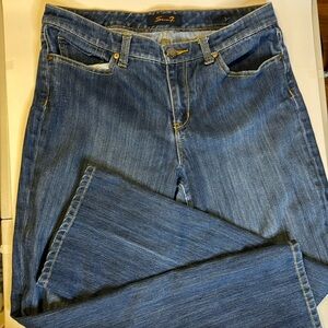 Seven 7 Low Rise Boot Cut Jeans Size 12